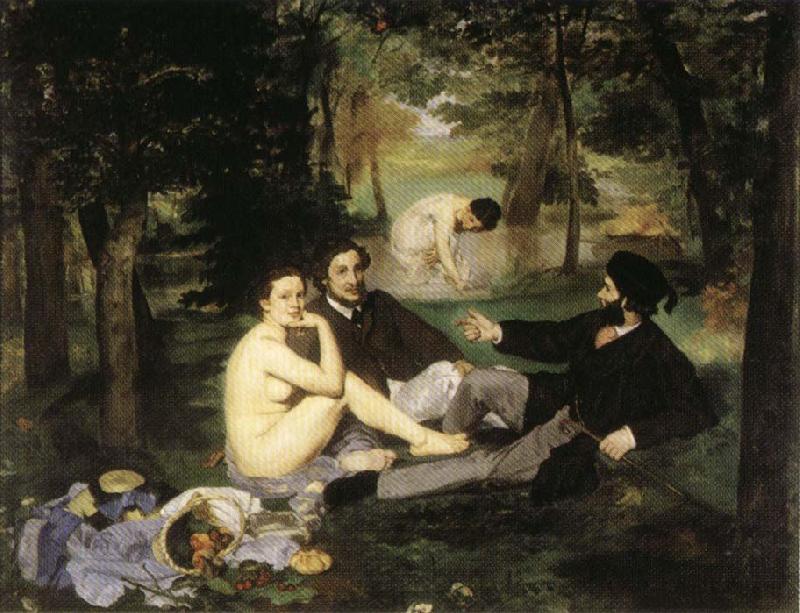 Edouard Manet Le Dejeunersur l'Herbe oil painting picture